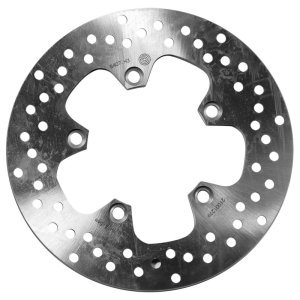 Yamaha FZ6 Brake Rotor (1) - Rear - Brembo OE Powersports - Slotted - `04-`08